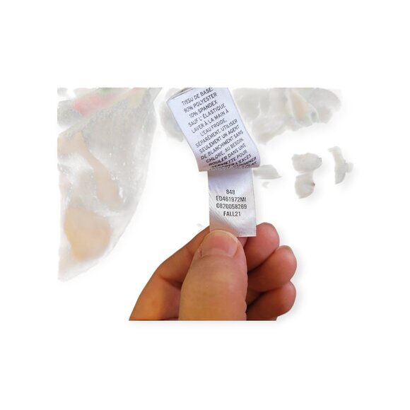 Open Edit Holiday Velvet Floral Sweetheart Ruched Party Top Medium NWOT - Picture 11 of 12